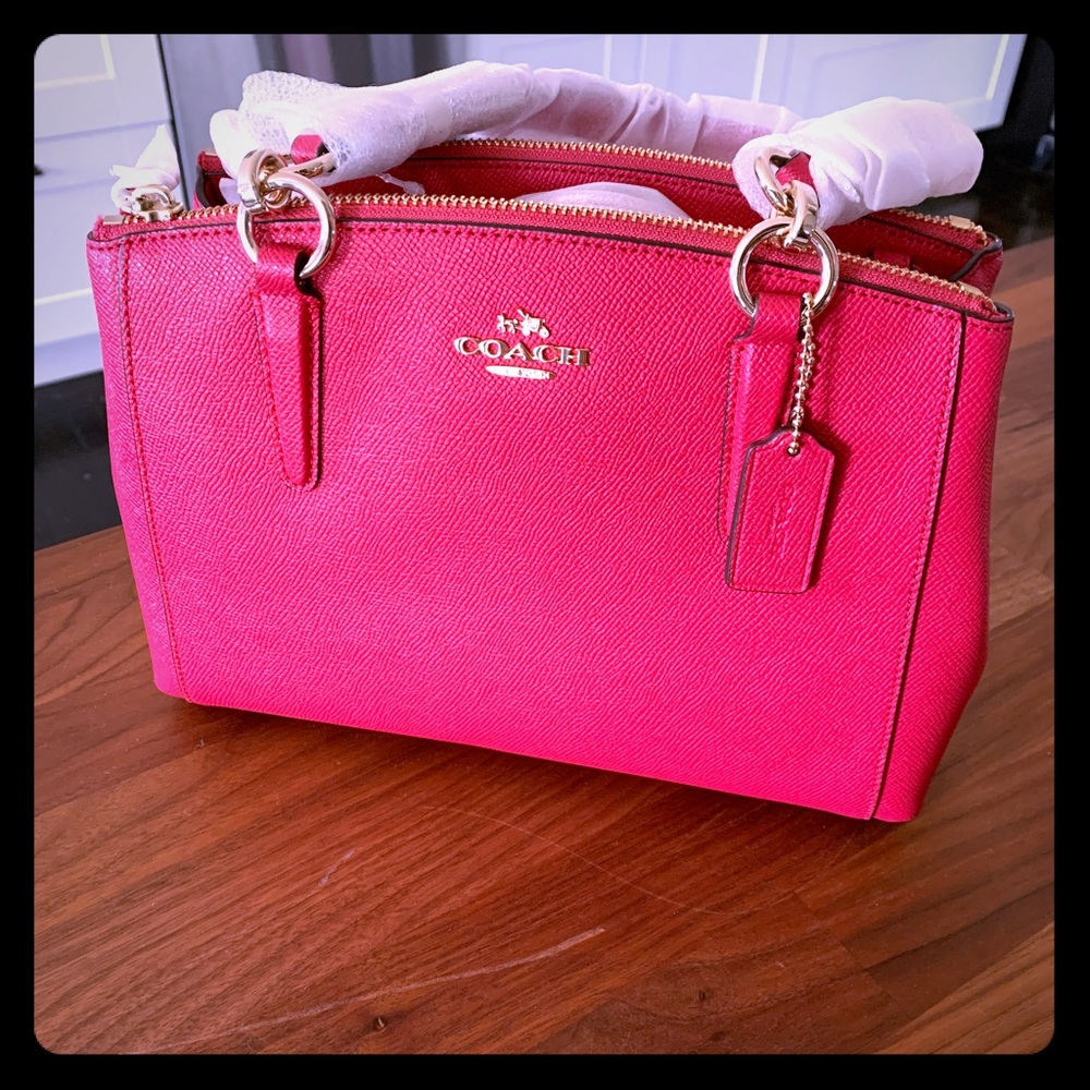 Coach Mini Christie Carryall in Crossgrain Leather